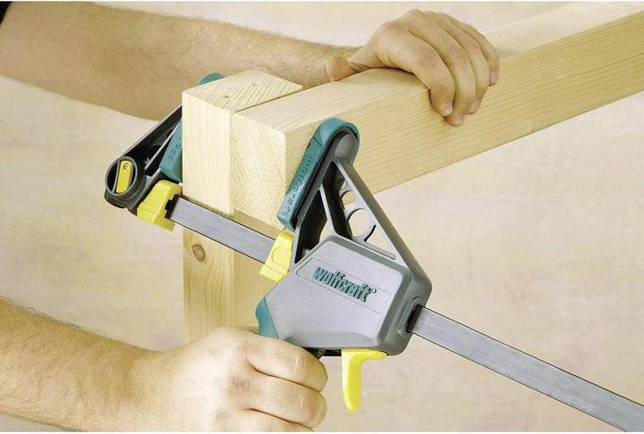 Actual product image wolfcraft Einhandzwinge EHZ „PRO“ 100/450 mm (450 mm)