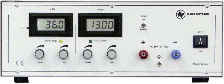 Statron Laboratory power supply unit, adjustable 3252.1 0 - 3
