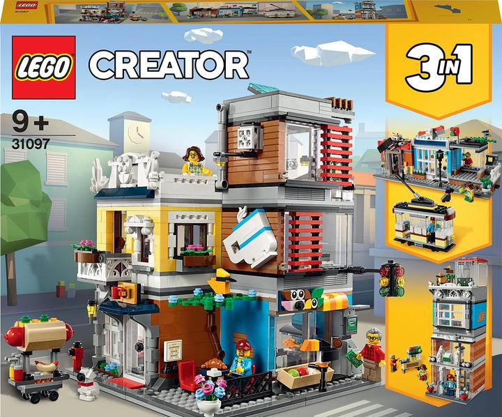 LEGO Townhouse with pet shop Café (31097, LEGO Creator 3-in-1)