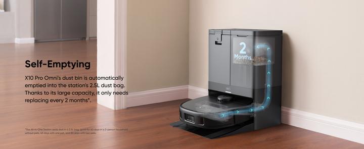 Actual product image eufy X10 Pro Omni EU (Vacuum mopping robot)