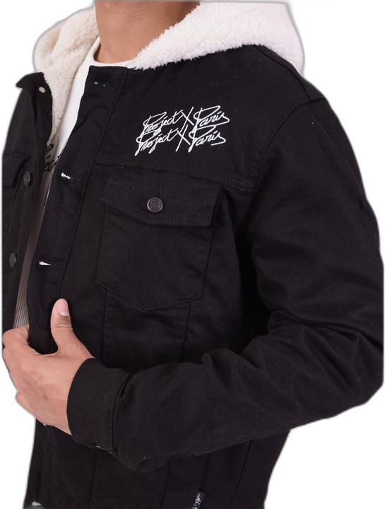 Produktbild Project X Paris Jeansjacke mit Kapuze Schaf (S)