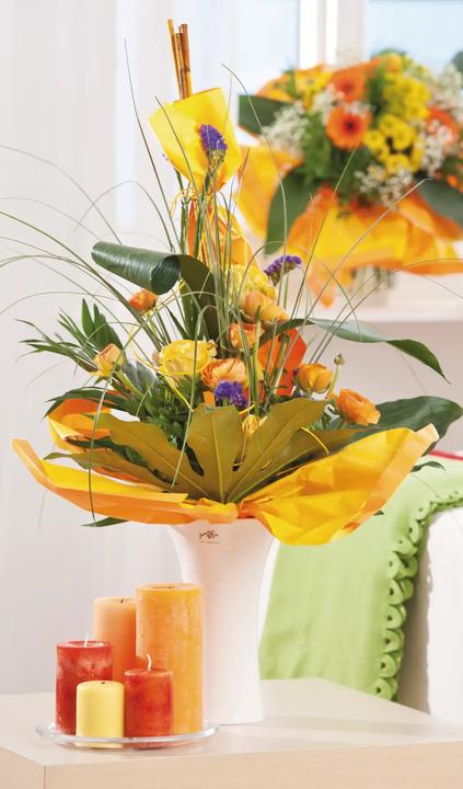 Actual product image Opiflor Kraftpapier-Rolle Easy-Duo 1 Stück, Grün, Material (Wrapping paper, 1 x)