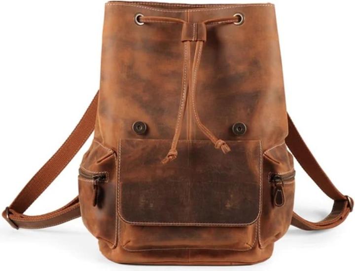 Image du produit Only-Bags.Store Sac à dos artisanal en cuir grainé