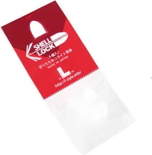 Actual product image L-Style Shell Lock Rings White