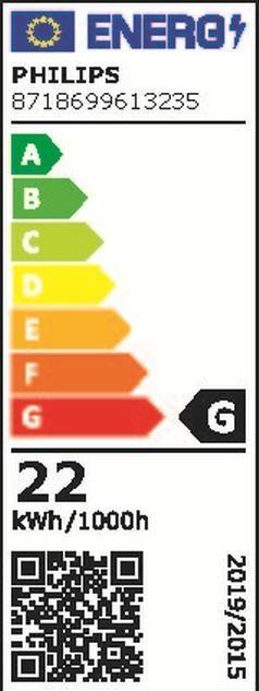 Energie-Label Philips Professional G4 Backofenlampe (G4, 22 W, 320 lm, 1 x, G)