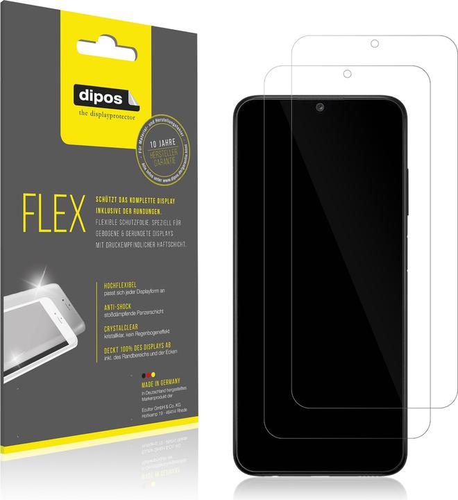 Actual product image Dipos Screen Protector Full-Cover 3D (2 Piece, Samsung Galaxy A04S)