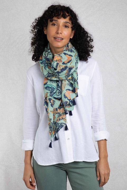 Actual product image Weird Fish Marelia Tassel Eco Friendly Scarf