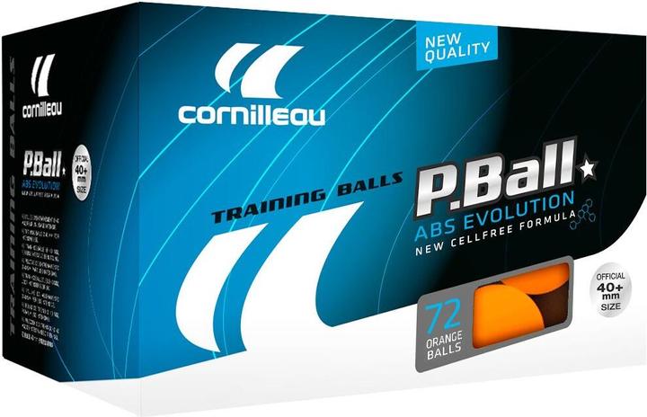 Image du produit Cornilleau Balles ABS Evolution 1-Star (72 pcs)