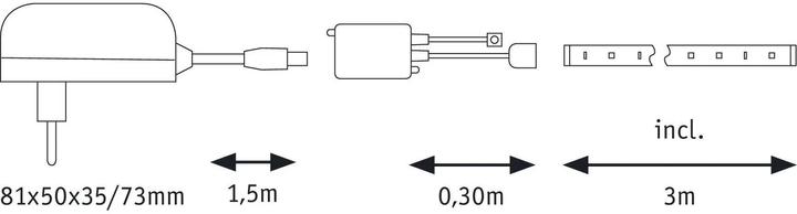 Image du produit Paulmann Flex LED (RGB, 300 cm, Intérieur)