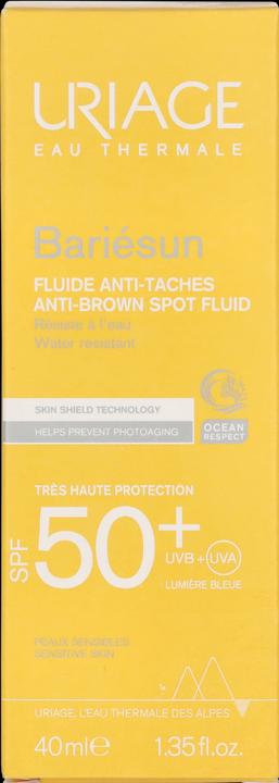 Actual product image Uriage Bariésun Anti-Brown Spot Fluid SPF 50+ (Sun cream face, SPF 50, 40 ml, 0.04 g)