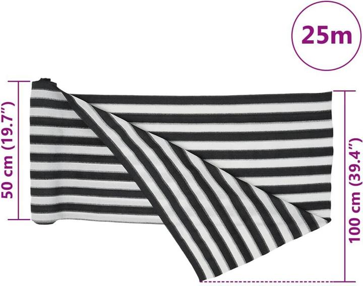 Produktbild VidaXL Zaunblende HDPE 75 g/m² (2500 cm)