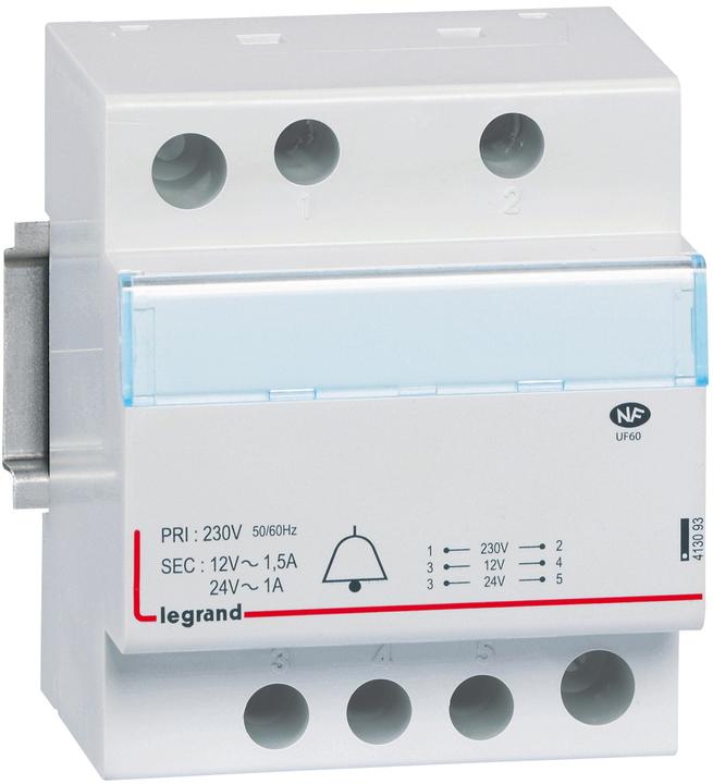 Immagine prodotto Legrand LEG 413093 Trasformatore a campana 24/12V 1/1,5A