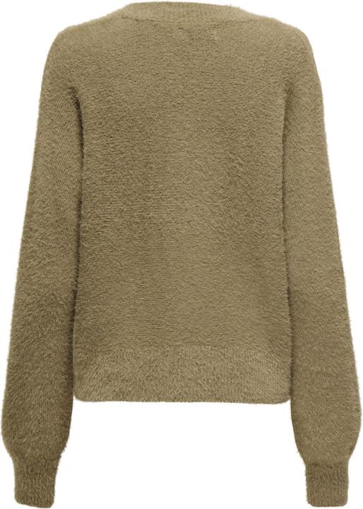 Produktbild Only Normal geschnitten V-Ausschnitt Gerippte Ärmelbündchen Strickjacke Strickjacke (S)