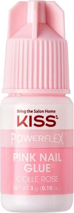 Actual product image KISS PowerFlex Nail Glue Pink (Artificial nails, Rose)