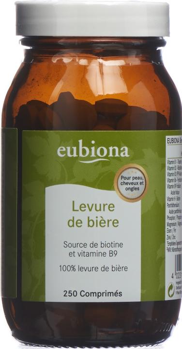Image du produit Eubiona Levure de bière en comprimés (250 pièce(s), Cachets, 100 g)