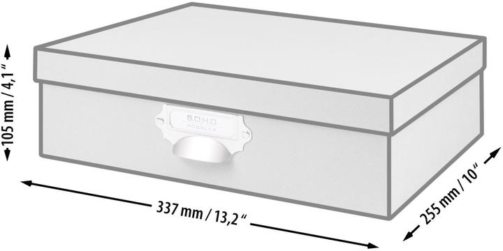 Immagine prodotto Rössler Storage Box S.O.H.O. Blu (337 x 255 x 105 mm, 9 l)