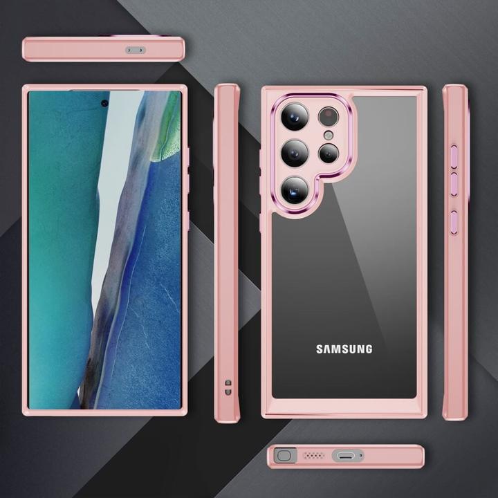 Produktbild Cover-Discount Hülle mit Kameraschutz rosa (Samsung Galaxy S24 Ultra)