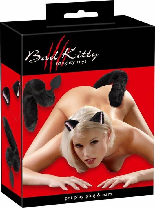 Actual product image Bad Kitty Pet Play Plug & Ears