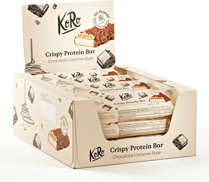 KoRo Crispy Protein Bar (Karamellgeschmack, 12 Stk., 720 g)