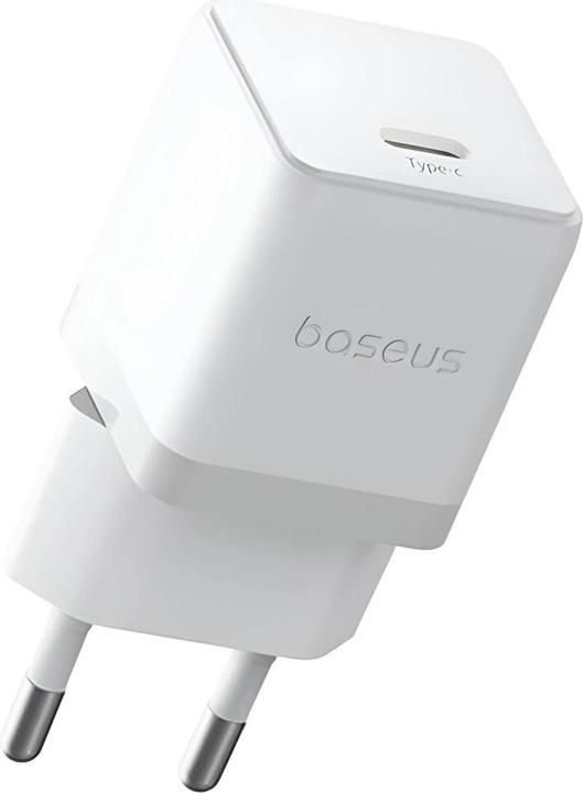 Productafbeelding Baseus - Wall Charger Palm (P10111602213-00) - Fast Charger, Type-C, PD 20W, 5V/3A - Moon White (20 W)