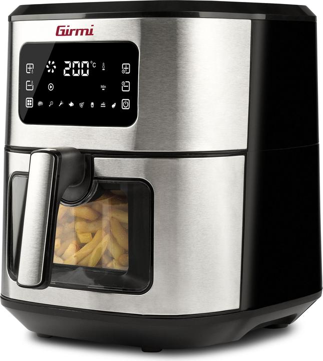 Immagine prodotto Girmi FG8800 friggitrice Singolo 6,5 L Indipendente 1700 W Friggitrice ad aria calda Nero, Acciaio i