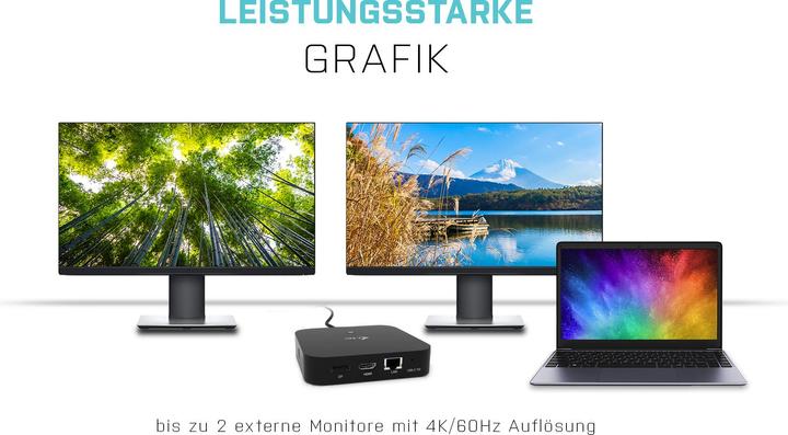 Image du produit i-tec Station d'accueil USB-C HDMI DP (USB-C, 3 Ports)