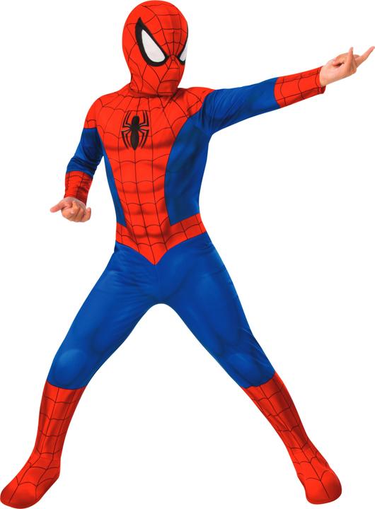 Produktbild Rubies Spiderman Kinderkostüm Mit Stoffmaske Und Schuhbedeckung (116)