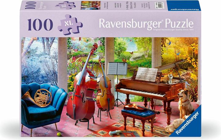 Immagine prodotto Ravensburger Puzzle 12001366 - Stagioni musicali - Puzzle per anziani e senior (100 pezzi)