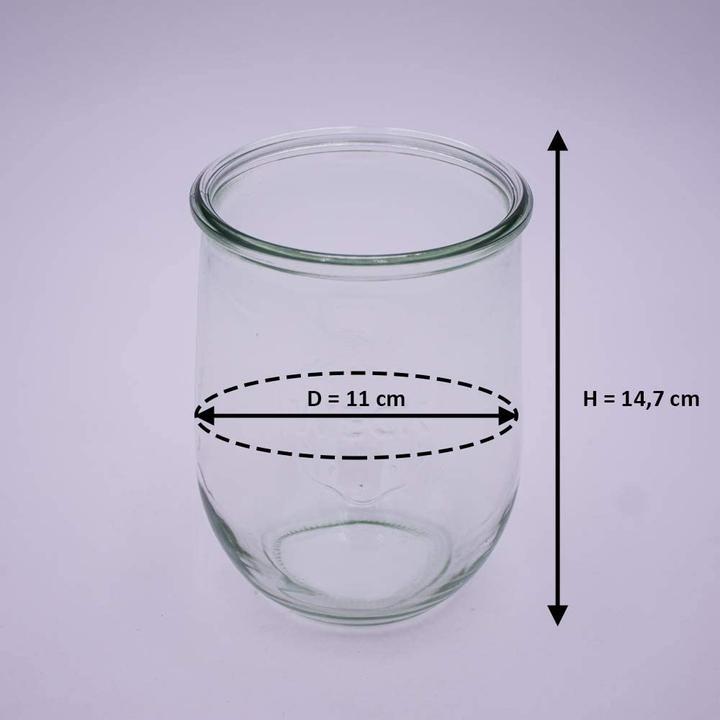 Produktbild Flaschenbauer.de 12er Set 1L, Einmachgläser (12 Stk., 1 l)
