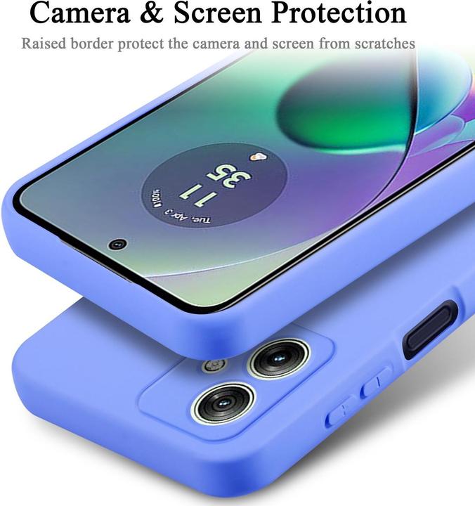 Produktbild Cadorabo Hülle für Motorola Moto G54 TPU im Liquid Schutz Silikon Design (Motorola Moto G54)