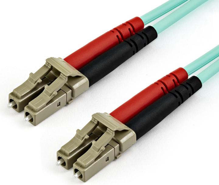 Image du produit StarTech .com 7m OM3 LC to LC Multimode Duplex Fiber Optic Patch Cable (CAT7, 7 m)