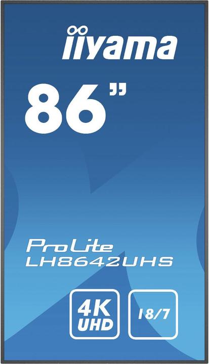 Actual product image iiyama LH8642UHS-B3 (3840 x 2160 Pixels, 85.70")