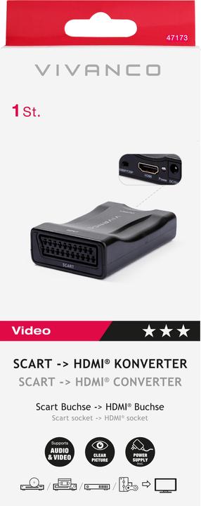 Image du produit Vivanco Péritel AV - HDMI (Péritel)