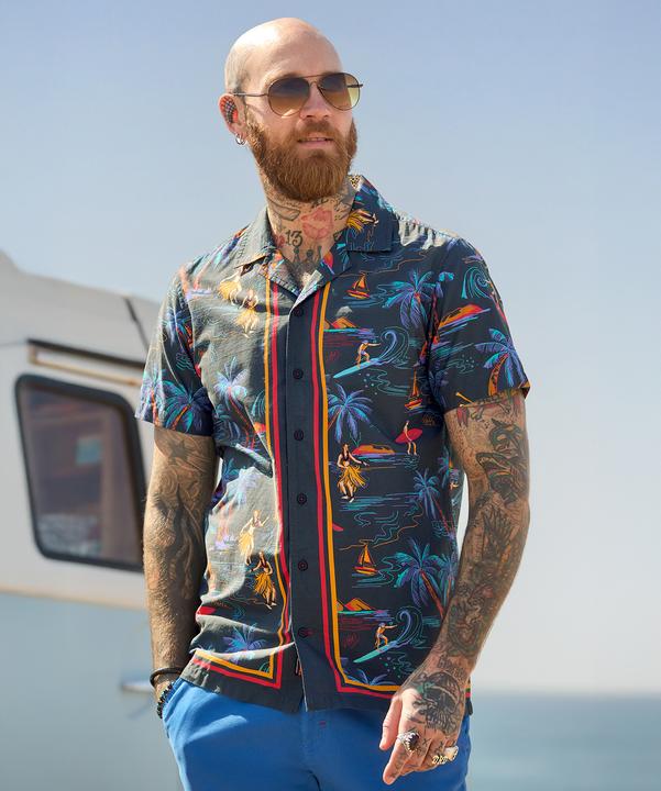 Produktbild Joe Browns Hawaiian Surfing Cuban Short Sleeve Shirt (M)