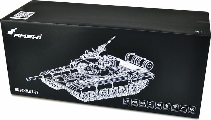 Immagine prodotto Amewi T-72, 1:16 Li Ion (RTR pronto all'uso)