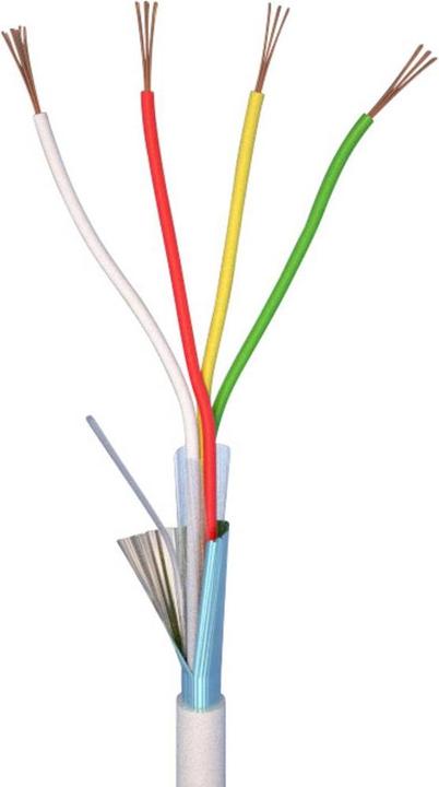 Image du produit Elan Câble d'alarme LiYY 4 x 0.22 mm² W (20 m)