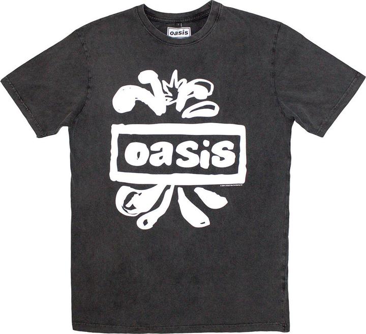Oasis Logo Splat Stone Wash