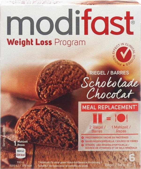 Actual product image Modifast Bolt (Chocolate, 6 pcs., 200 g)