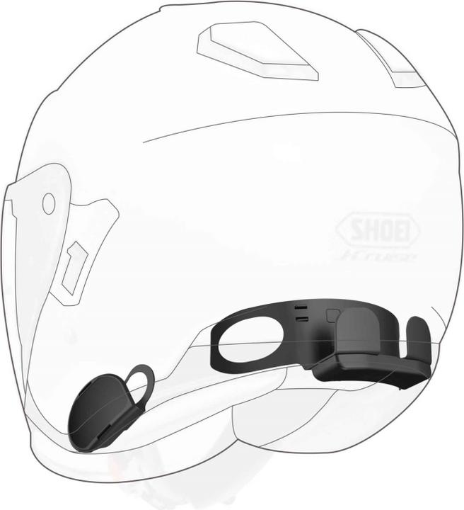 Image du produit Sena Oreillette Bluetooth 10U pour Shoei J-Cruise (y compris télécommande de guidon RC4) (Lot de 1)