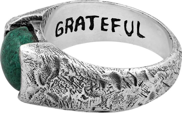 Produktbild Haze & Glory Ring Siegelring Liberty - Afrikanischer Türkis 925 Silber (62, 925 Silber)