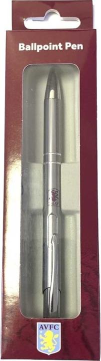 Actual product image Aston Villa FC Crest Ballpoint Pen (Silver)