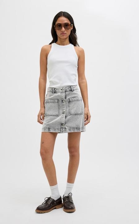 Produktbild JJXX Jxsandy Short Mw Pkt Denim Skirt Dnm Ln (XL)