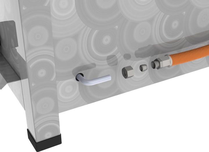 Produktbild ChattenGlut Gasbräter 6-flammig mit Einzelne Edelstahlstäbe als Rost (27 kW)