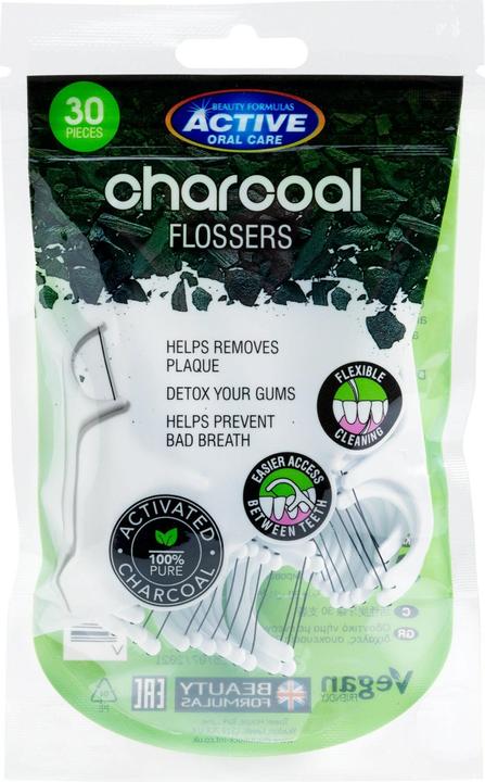 Beauty Formulas Soin buccal actif Graines de Nicio avec charbon actif 1op.-30pcs