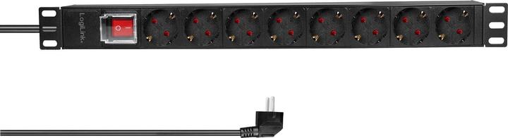 Actual product image LogiLink Power strip (8 x, CEE 7/3, 2 m)