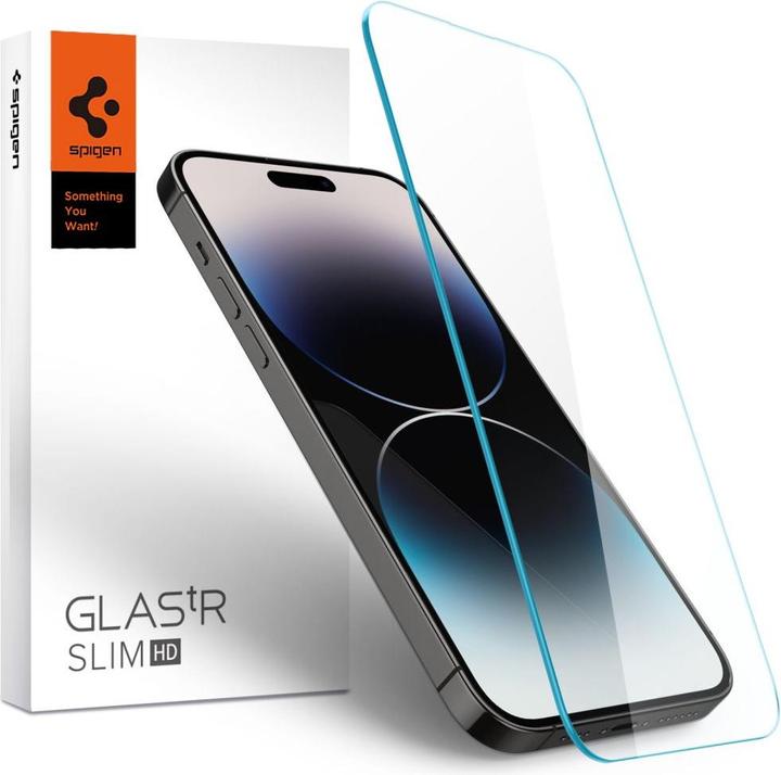 Image du produit Spigen Glas.TR Slim iPhone 14 Pro AGL05222 szkło hartowane (1 pièce(s), Apple iPhone 14 Pro)