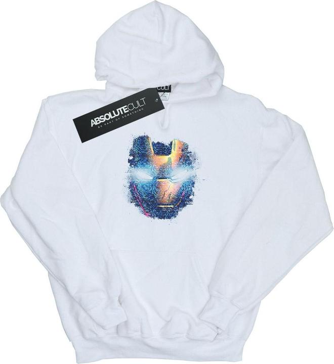 Produktbild Avengers Iron Man Distressed Head Kapuzenpullover (XL)