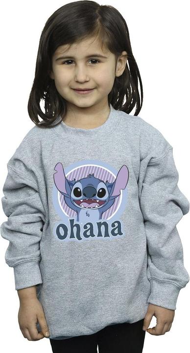 Produktbild Disney Lilo And Stitch Ohana Circle Sweatshirt Mädchen (140, 146)