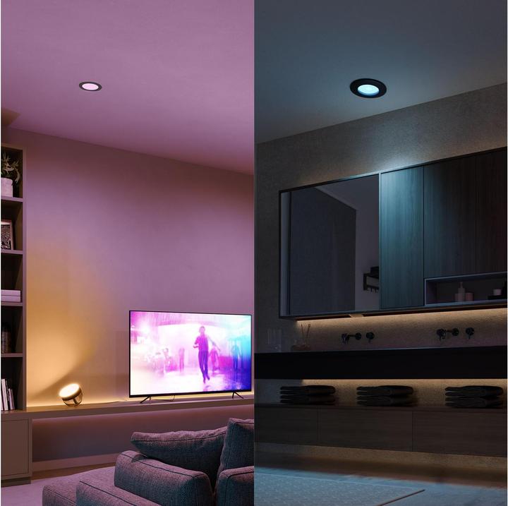 Actual product image Philips Hue White & Color Ambiance Slim Recessed (1200 lm)