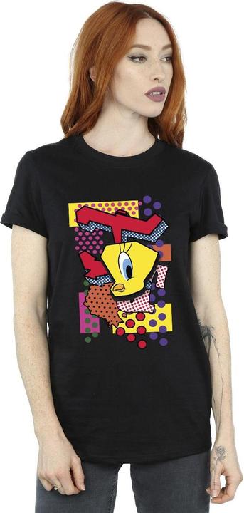 Immagine prodotto Looney Tunes Tweety Pop Art Maglietta Ampia Donna (XL)